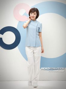 Baju Suster Batik Puncak Jaya - seragam rumah sakit