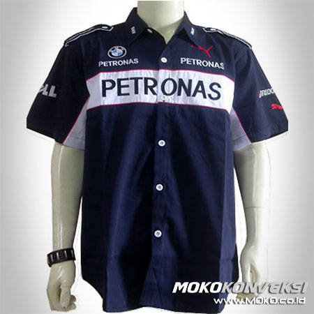 Jual Baju Kemeja Seragam Kerja Crew bmw f1 sauber team racing crew shirts