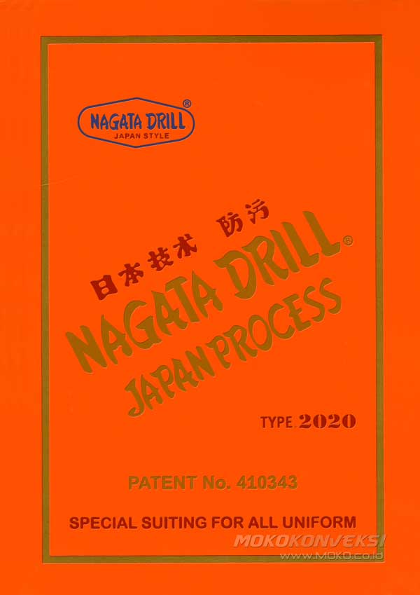 Cover Katalog Warna Bahan Kain Nagata Japan Drill Bahan Kain Drill Untuk Pembuatan Kemeja Kerja Pria Wanita