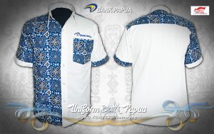 Pakaian Batik Kantor Bank Papua