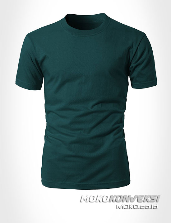 jual baju polos online moko konveksi - beli kaos polos warna hijau tua