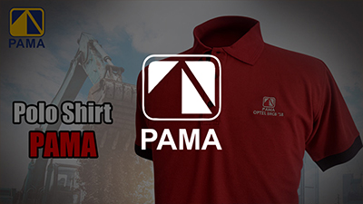 Desain Kaos Polo Perusahaan Kontraktor PAMA