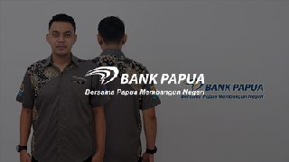 Kemeja Kerja Bank Papua Batik